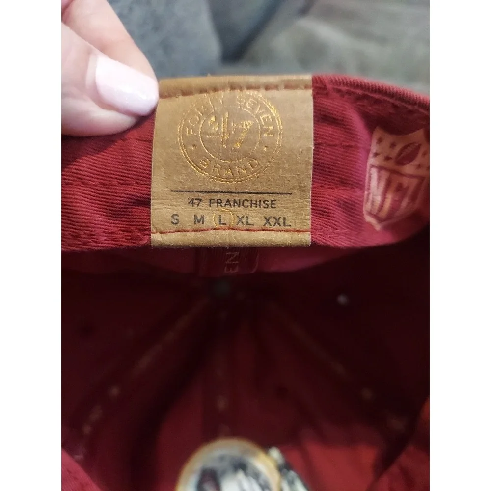 Retro Throwback Washington Redskins Logo Maroon Adult Size Trucker Mesh Hat Rare